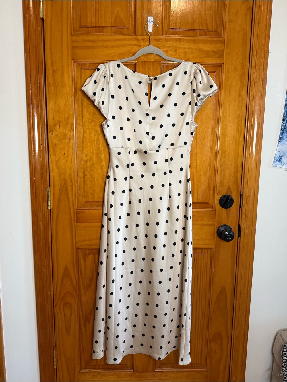 Camila Coelho Polka Dot Lace Butterfly Maxi Dress Size Medium NEW - Picture 8 of 9